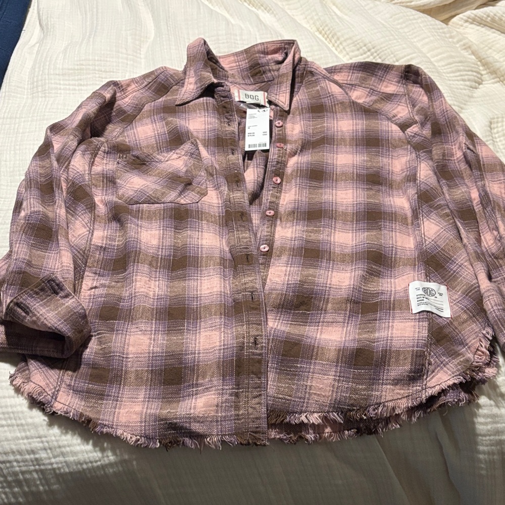 BDG Pink and Brown Flannel medium